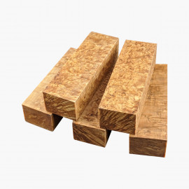 Stabilized mazur birch blocks