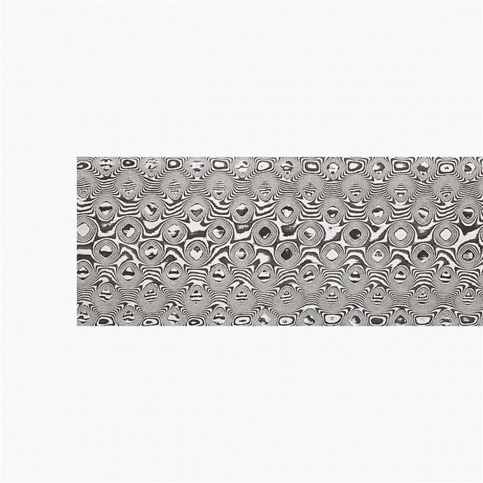 Forged carbon damas steel DSC - Rose
