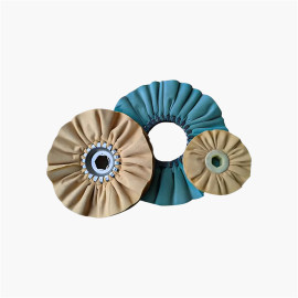 Polishing discs ventilated impregnated cotton