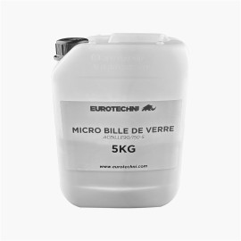 Glass microspheres for surface treatment