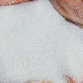 Glass microspheres for surface treatment