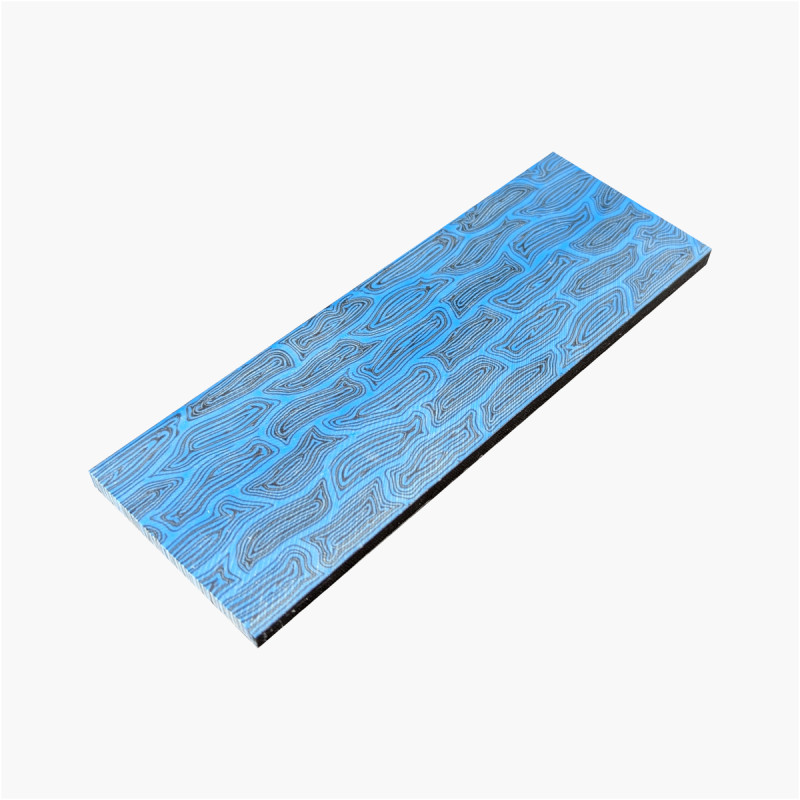 G10-Platte - Welle - Schwarzblau