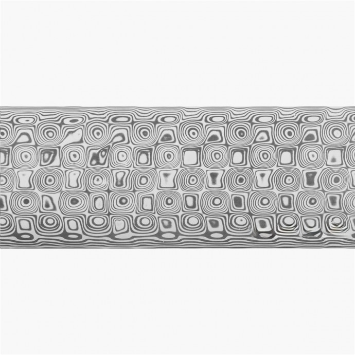 Stainless Damascus - Damasteel® DS93X - Pink