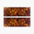 Stabilized amboyna tree burr scales - Red