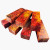 Stabilisierte Amboine Lupe Blocks - Rot
