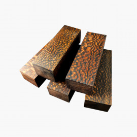 Leopard Wood Blocks Stabilized