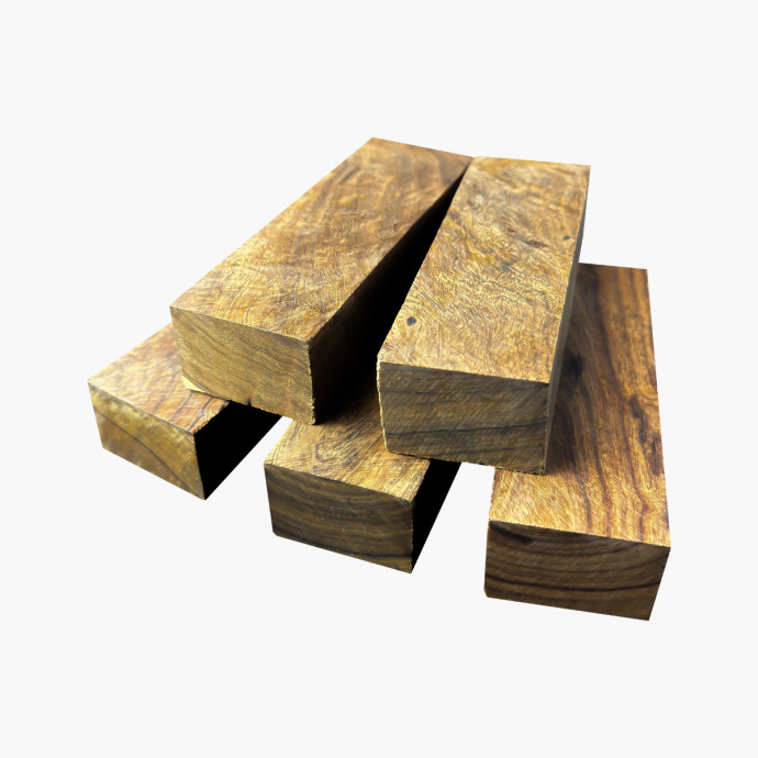 Bloc de bois de fer naturel - Plume