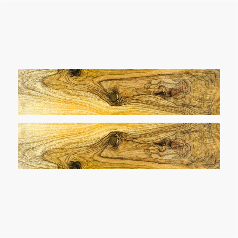 Natural olive wood scales - Superior quality