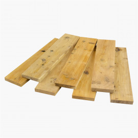 Natural juniper wood scales