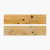 Natural juniper wood scales