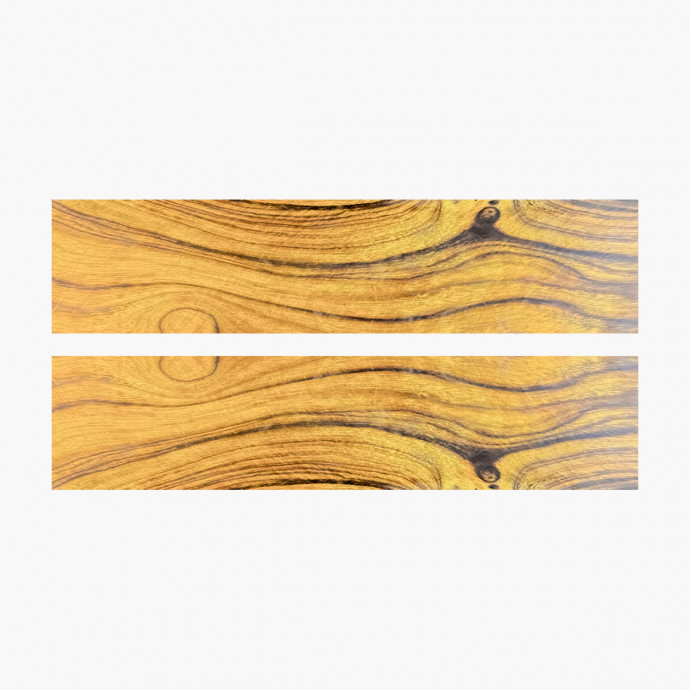 Natural iron wood scales
