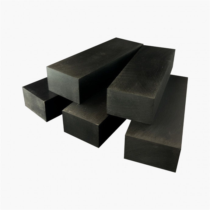 Charm wood blocks stabilized black