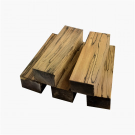 Stabilized and spalted beech blocks