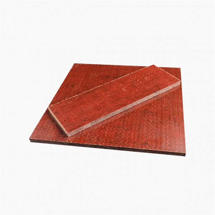 Micarta Plates - Red Jute