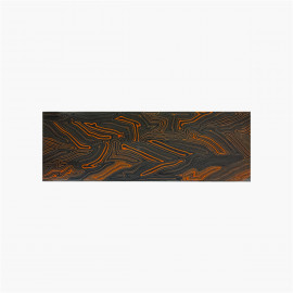 G10 Scale - Damascus - Orange Black