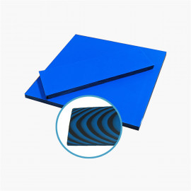Suretouch Teller - G10 und Gummi - Blau / Schwarz