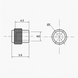 Inch Stoppers / Thumb studs for folding knife blades