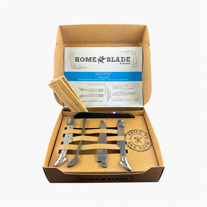 Folding kit knife - Laguiole Corkscrew - HOME BLADE