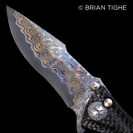 Stainless steel Damasteel - Damacore DC18N - Rose