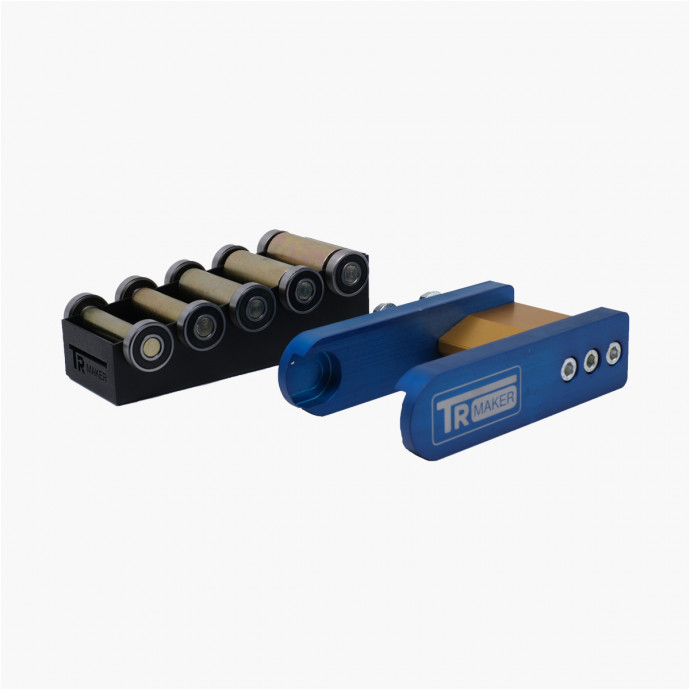 Metal roller set for cutlery backstand