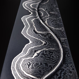 Damascus Baker Forge - IceStorm Ni Shim - Wavy