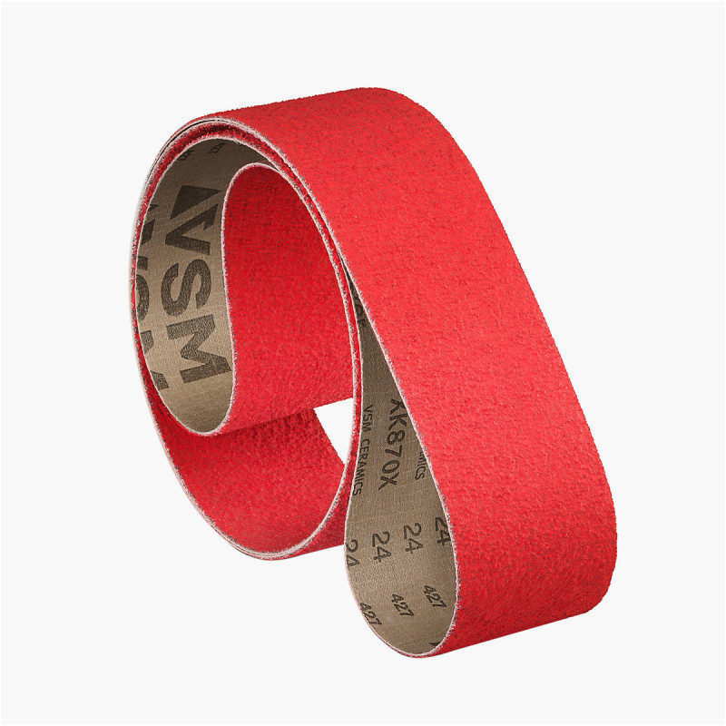 BAND ABRASIVE rigid XK870X ceramic grains